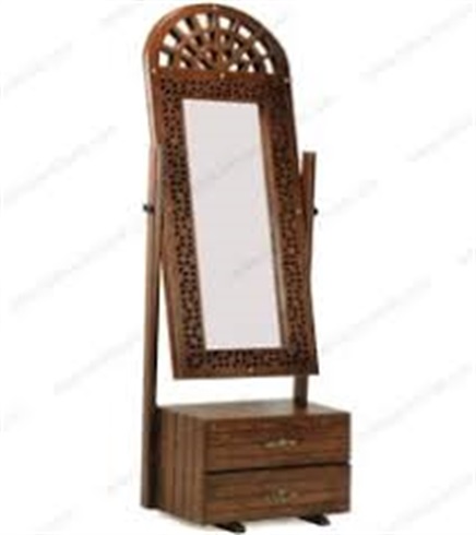 آینه قدی تمام mdf دو کشو 017