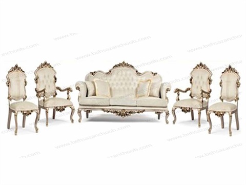 مبل استیل چوبی سزار کد 709