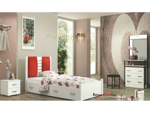تخت تک نفره چوبی رژین T 103