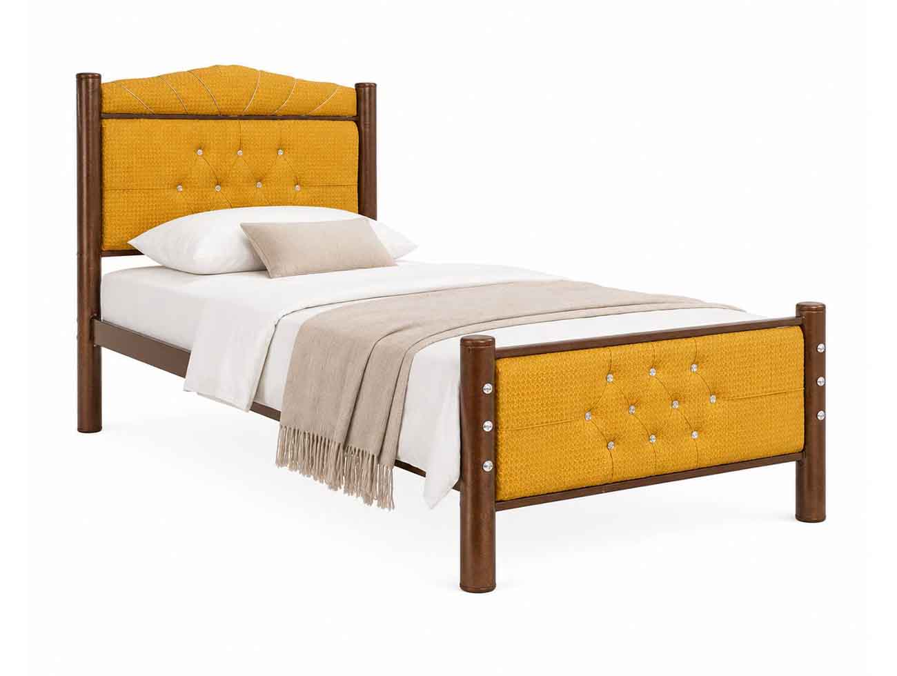 تخت یک نفره فلزی صدف T153