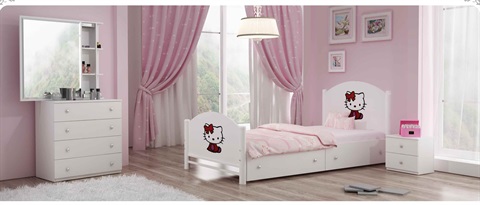 تخت تک نفره فلزی عروسکی T 2030