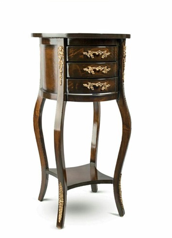 میز تلفن چوبی سه کشو کد 328