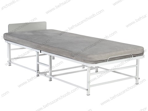 تخت تاشو فلزی تشک دار base393