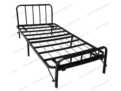 کفی تخت خواب فلزی تاشو تاجدار base520