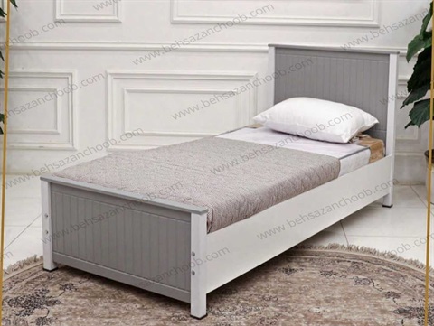 تخت یک نفره چوبی ونیک T652