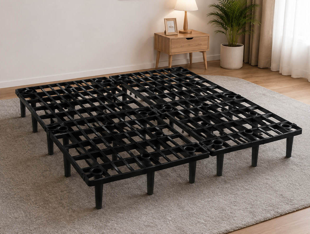کفی تخت پلیمری یک و نیم نفره 120 سانتbase441