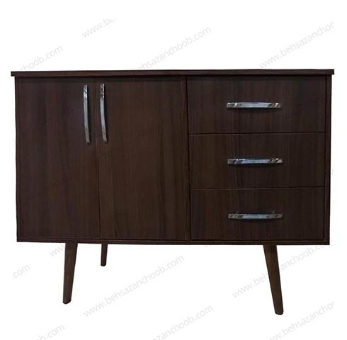 آینه کنسول پایه چوبی 624