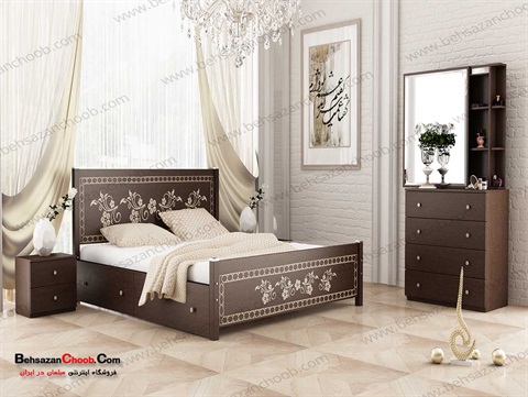 تخت خواب دونفره ارکیده TD3036
