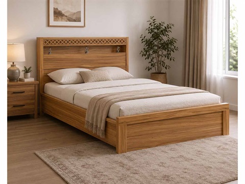 تخت تک نفره تمام mdf پرنیان T716