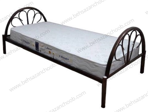 تخت یک و نیم نفره فلزی خورشید T142