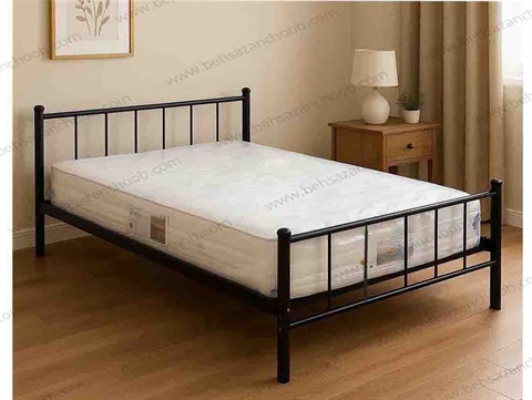تخت یک و نیم نفره فلزی T159