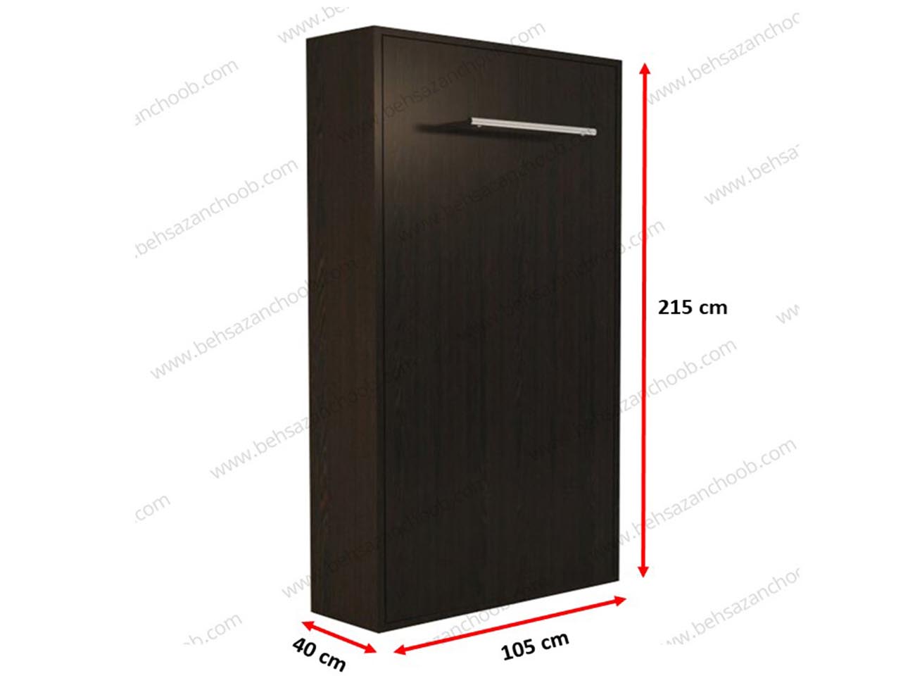 تخت خواب تاشو کمجا مدل درسا base510