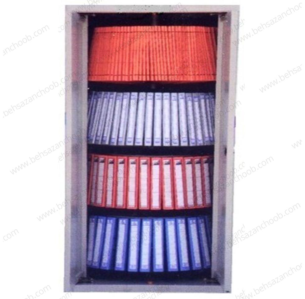 کمد دوار بایگانی چهار طبقه پوشه خور K415