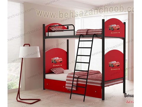 تخت دو طبقه فلزی عروسکی D 4015