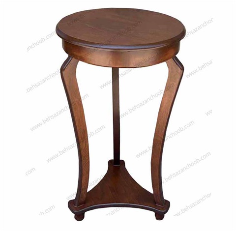 میز تلفن چوبی سه پایه 363