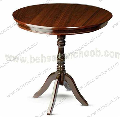 میز خاطره چوبی گرد کد 312