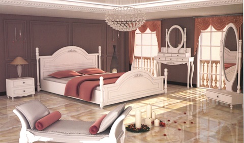 سرویس خواب چوبی ونوس S 2775