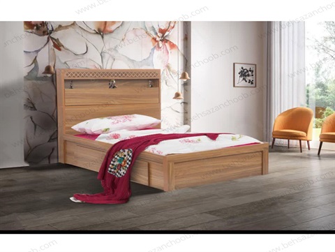 تخت تک نفره تمام mdf پرنیان T716