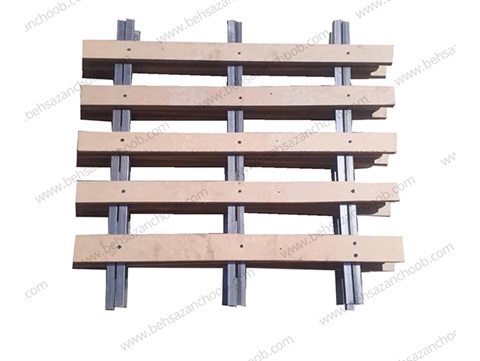 کفی تخت mdf پایه فلزی دو تیکه base26