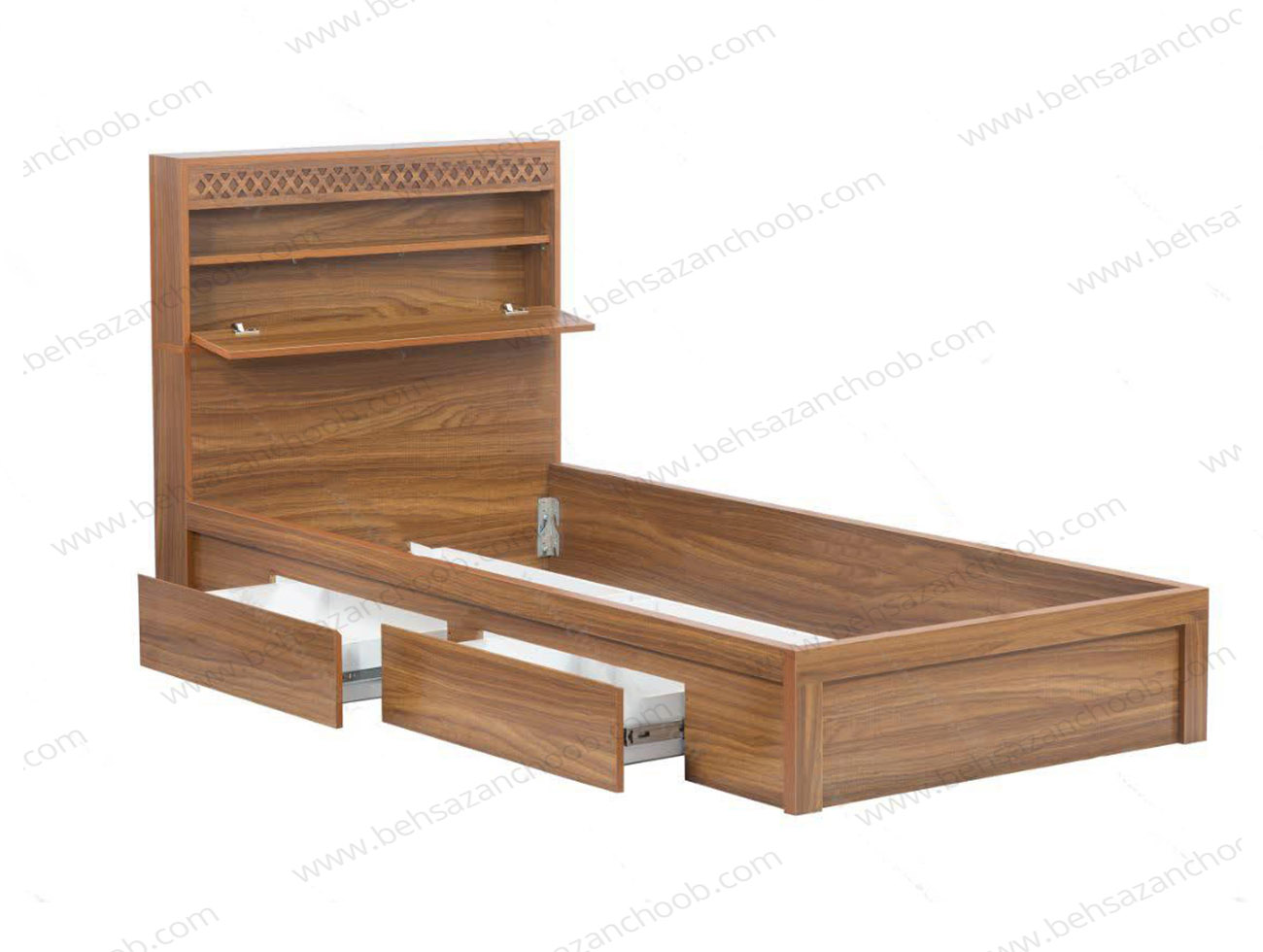 تخت یک نفره با قیمت مناسب؛ فروشگاه بهسازان چوب    