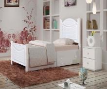 تخت تک نفره چوبی نگین T124