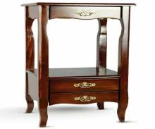 میز تلفن چوبی سه کشو کد 313