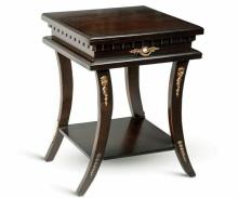 میز تلفن چوبی تک کشو دو طبقه کد 321