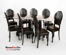 میز ناهارخوری پلیمری پارسا هشت نفره