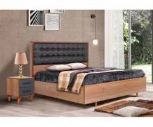 تخت دو نفره چوب لمسه TD  3012