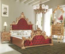 سرویس خواب چوبی کلاسیک لمسه S 507