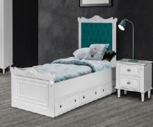 تخت تک نفره چوبی کوئین T712