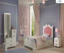 تخت تک نفره چوبی رکسانا لمسه T109