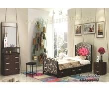 تخت تک نفره فلزی شقایق T 810