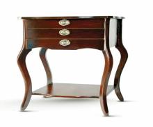 میز تلفن چوبی سه کشویی کد 315