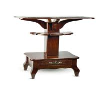 میز تلفن چوبی گیلاس خور کد 323
