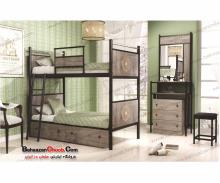 تخت دو طبقه فلزی لاریسا D 108
