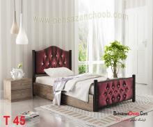 تخت تک نفره فلزی عروس T 450