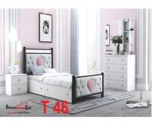 تخت تک نفره فلزی قلب T 460