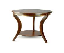 میز تلفن چوبی گرد ساده کد 318