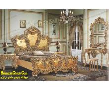 سرویس خواب چوبی روژینا لمسه S 504