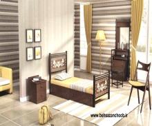 تخت تک نفره فلزی پارما T 380