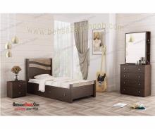 تخت تک نفره چوبی موج T 2026