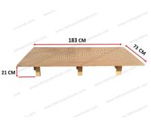 کفی تخت نئوپانی پایه چوبی base 14