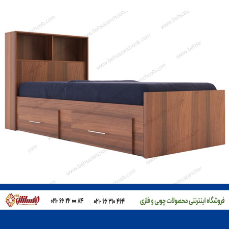 فروش تخت یک نفره چوبی